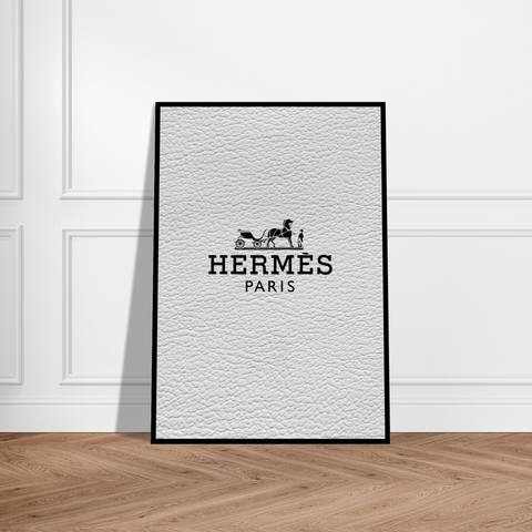 HERMES MONEY - ORANGE PRINT - SCHILDERIJ CANVAS