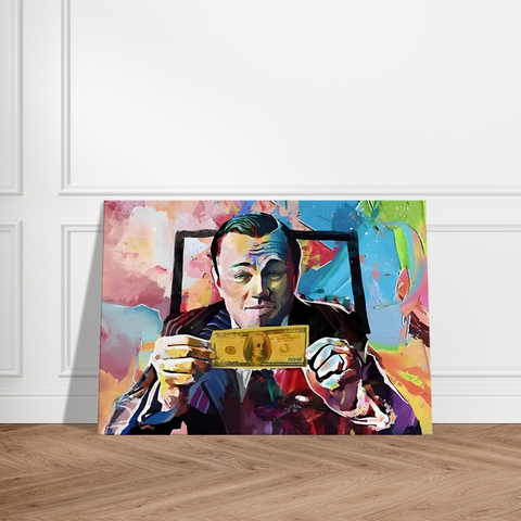 JOURNEY DOLLAR - WOLF OF WALLSTREET - SCHILDERIJ CANVAS