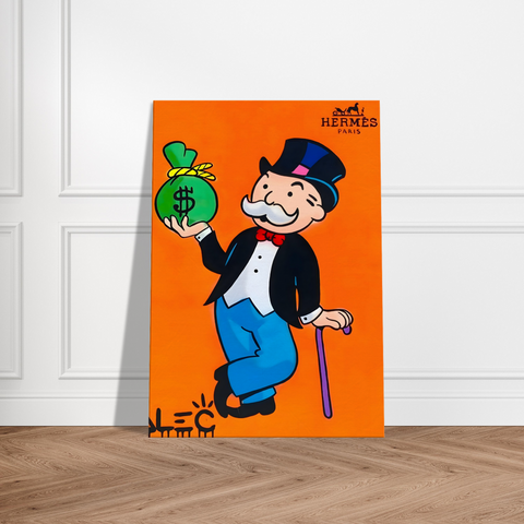 HERMES MONEY - RICH MAN - SCHILDERIJ CANVAS